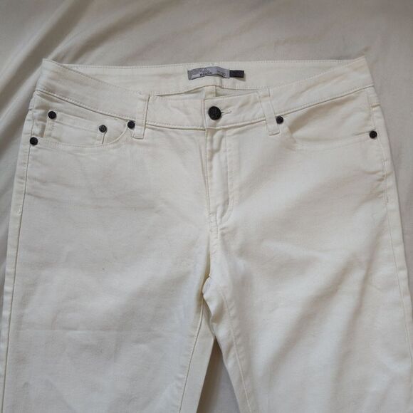 Prana Womens Size‎ 10/30 Slim Straight White Jeans - Picture 1 of 9
